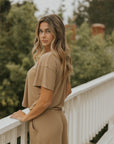 Lounge sleep top for women.