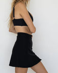 Luna Swim Skirt | High Waisted Swim Skirt with Elastic Waistband