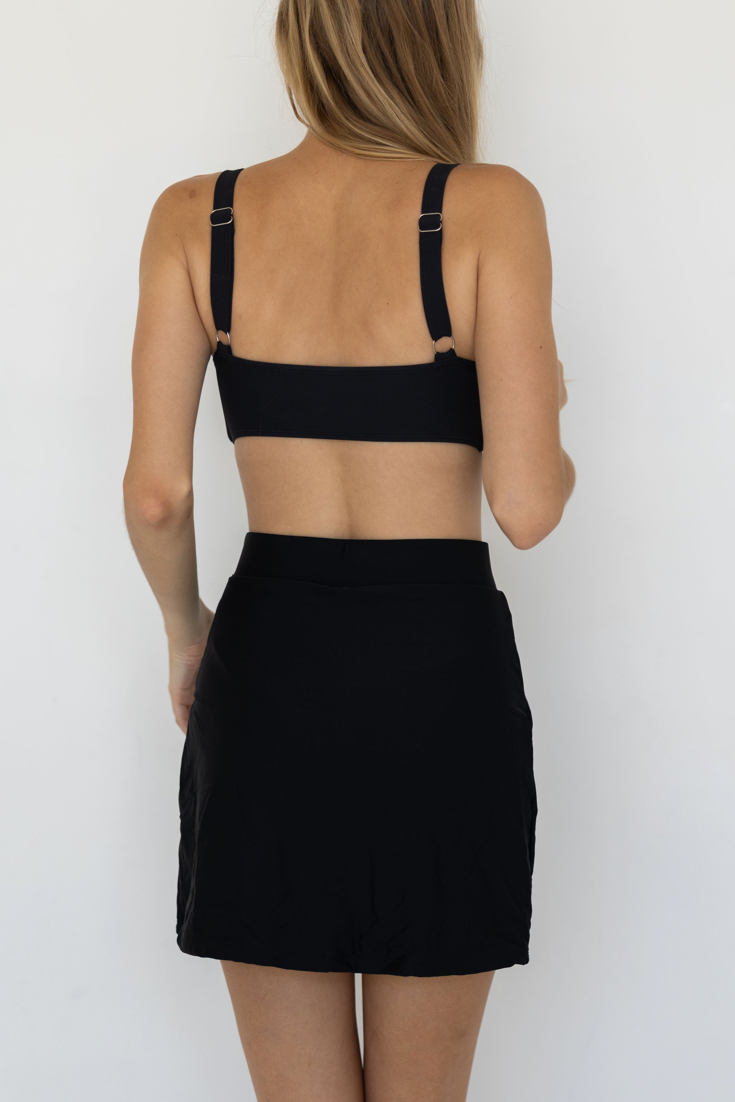 Luna Swim Skirt | High Waisted Swim Skirt with Elastic Waistband
