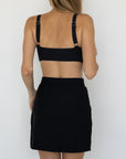 Luna Swim Skirt | High Waisted Swim Skirt with Elastic Waistband
