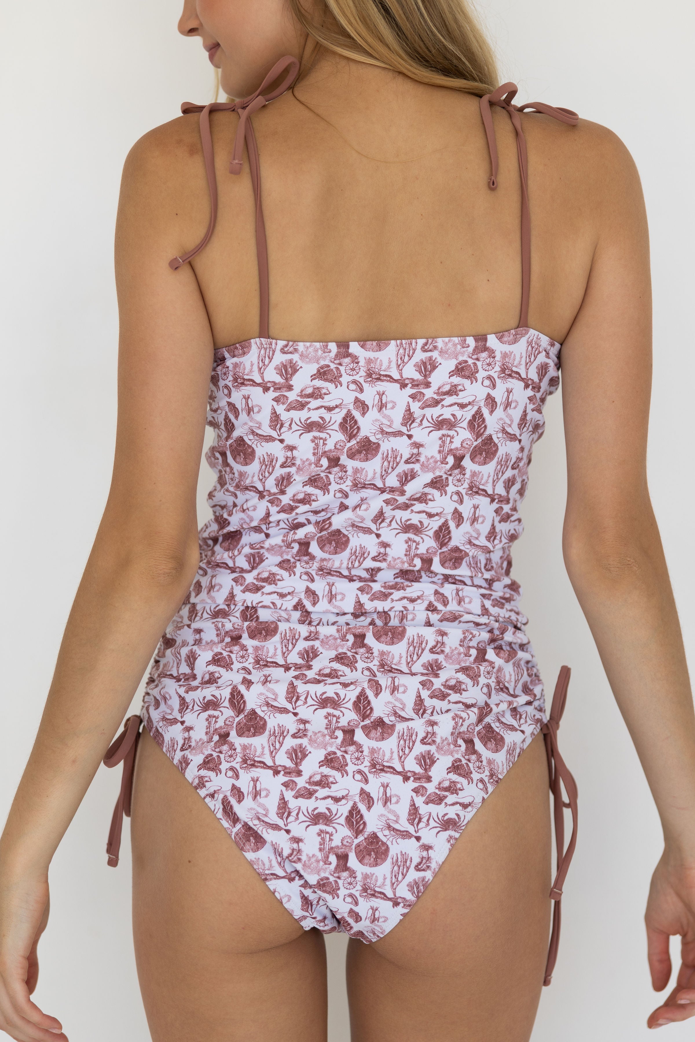 Marina Top | Underwire Coastal Print Tankini Top