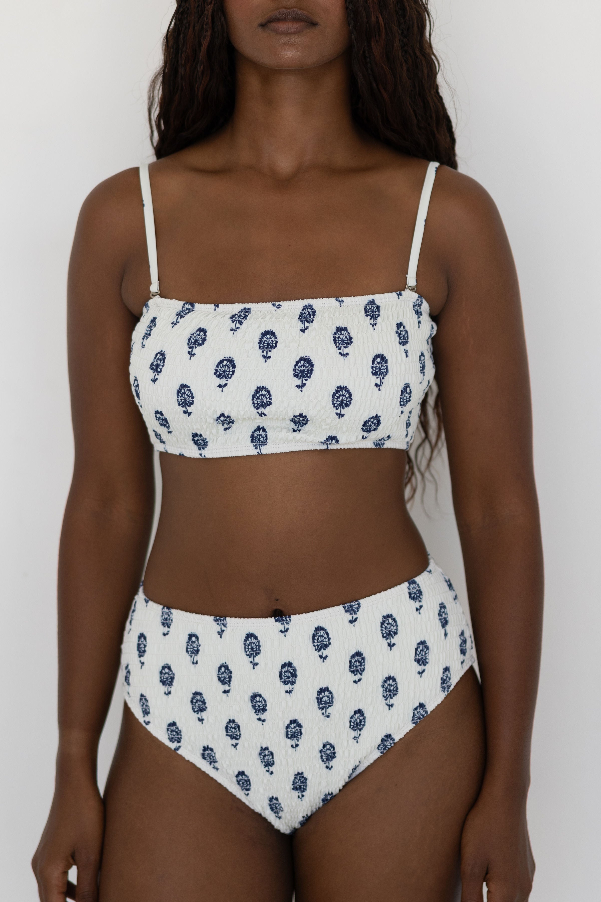 Porto Bikini Top | Bandeau Bikini Top with Removable Straps