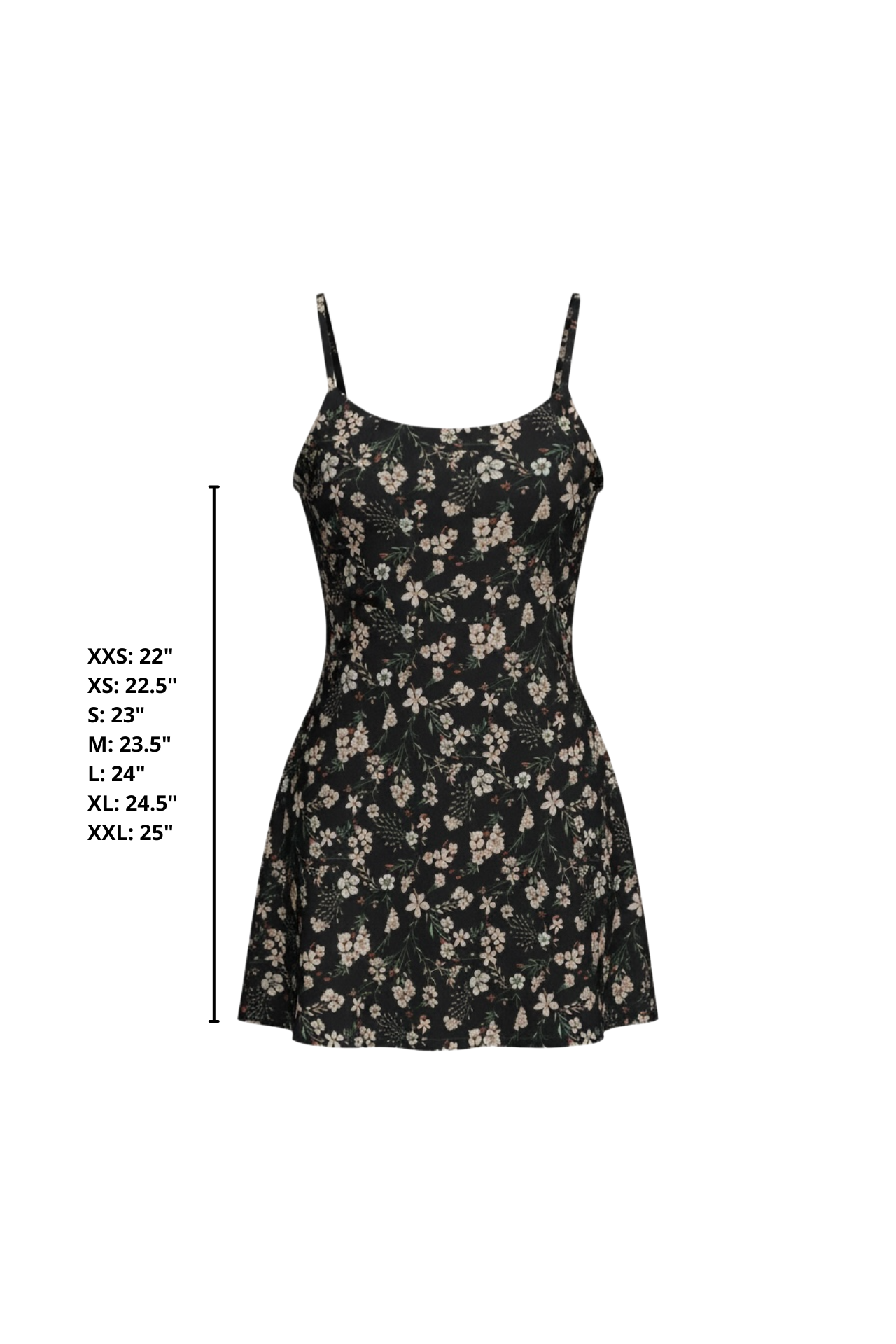 Sydney Swim Dress | Floral Crisscross Back Swim Dress with Built-In Support