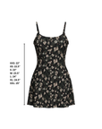 Sydney Swim Dress | Floral Crisscross Back Swim Dress with Built-In Support