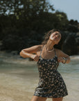 Floral Cute Flare Swim Dress