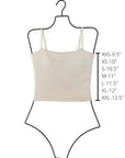 High Tide Top | White Strapless Crinkle Textured Tankini Top
