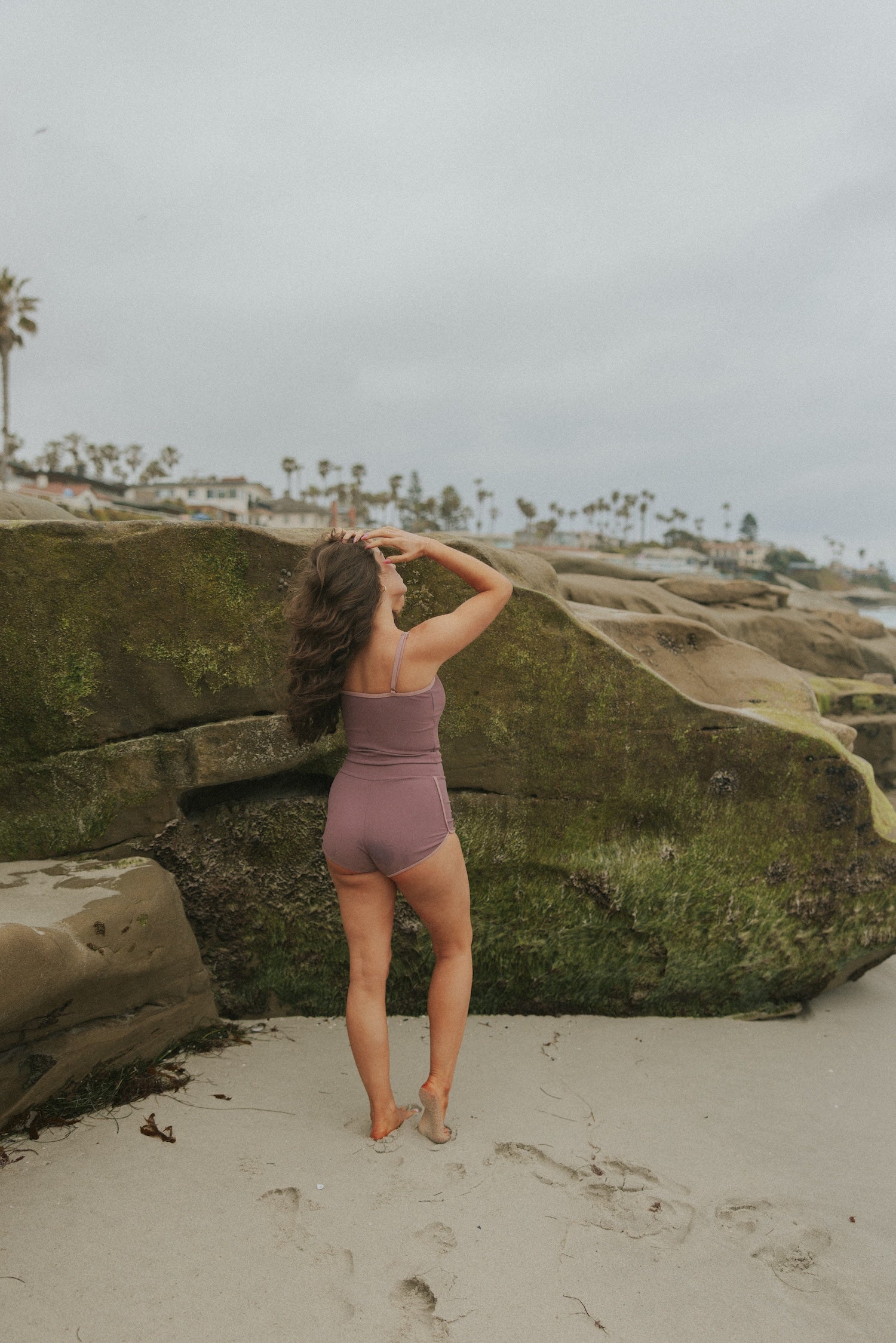 High Waisted Full Coverage Retro Tankini