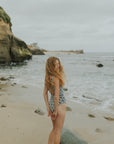 Cute Full Coverage One Piece Swimsuit for Teens
