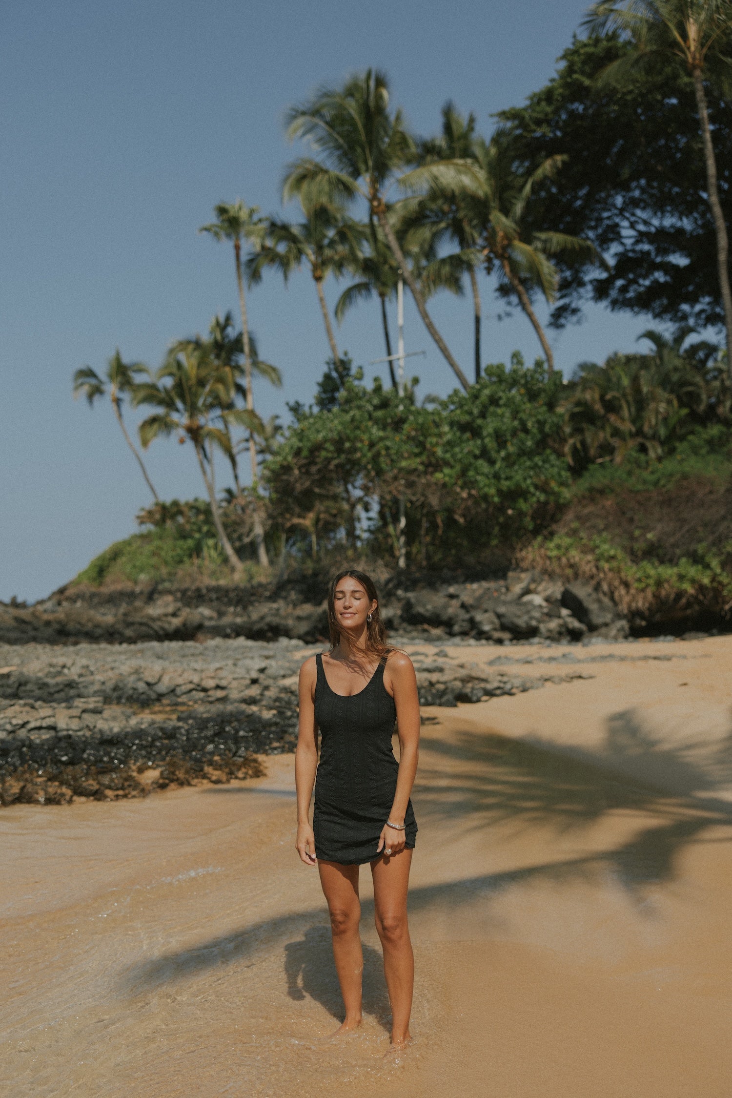 Modest Black One Piece Swim Dress