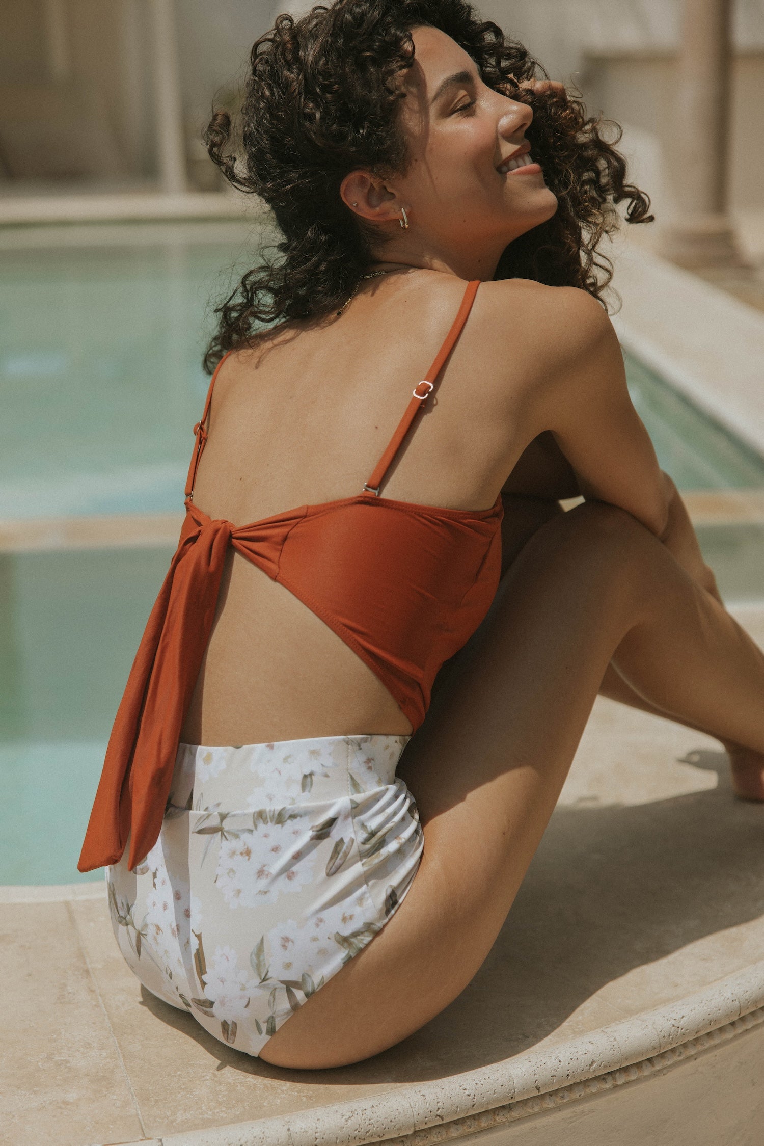 Full Coverage Cute Neutral Tankini for Christian Women