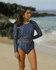 Cute Modest Long Sleeve Top for Surfing