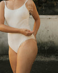 full coverage white one piece swimsuit 